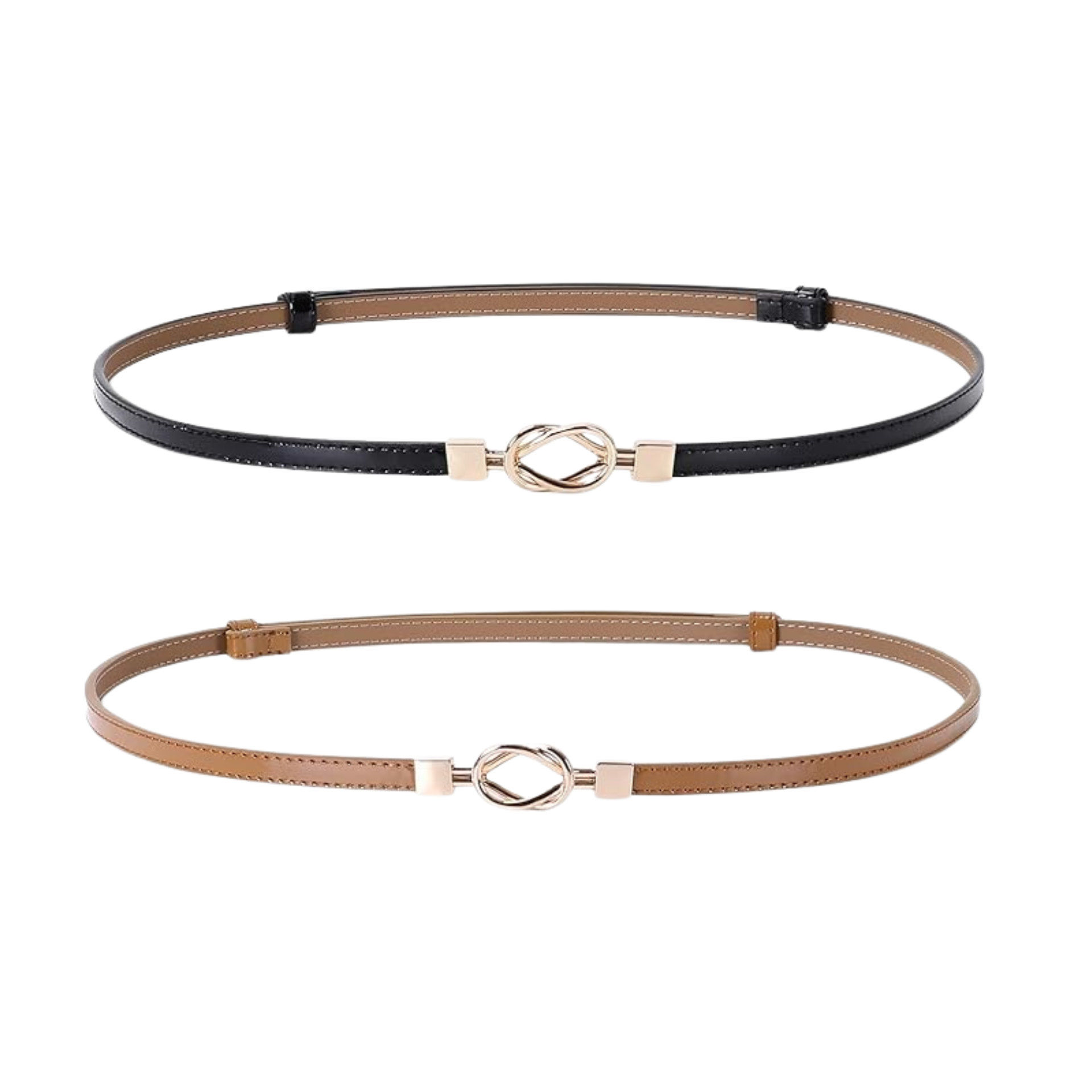 Leather Skinny Women Belt Thin Waist Belts | Capsule Closet | Amazon Storefront