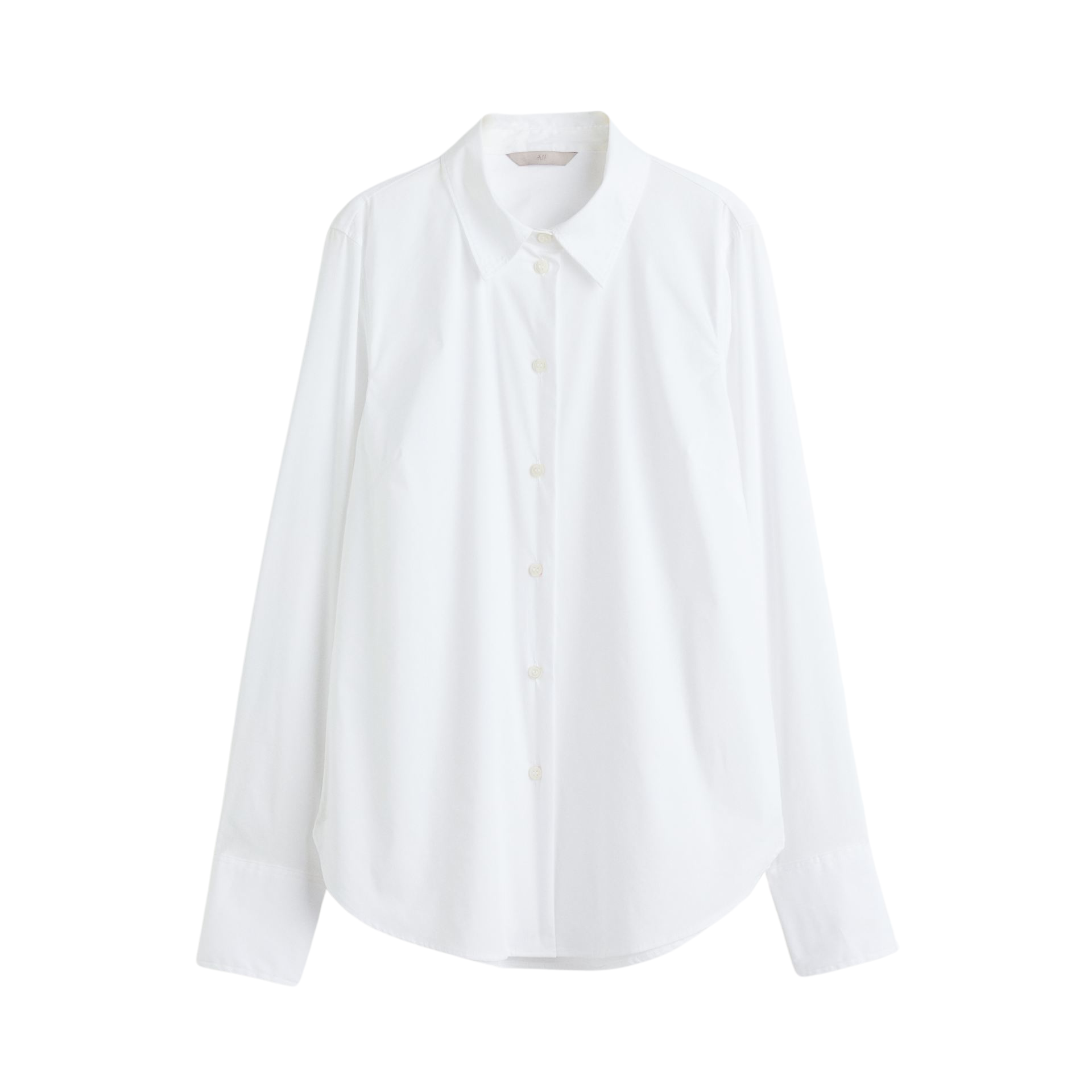 H&M Cotton-Blend Button-Down Shirt