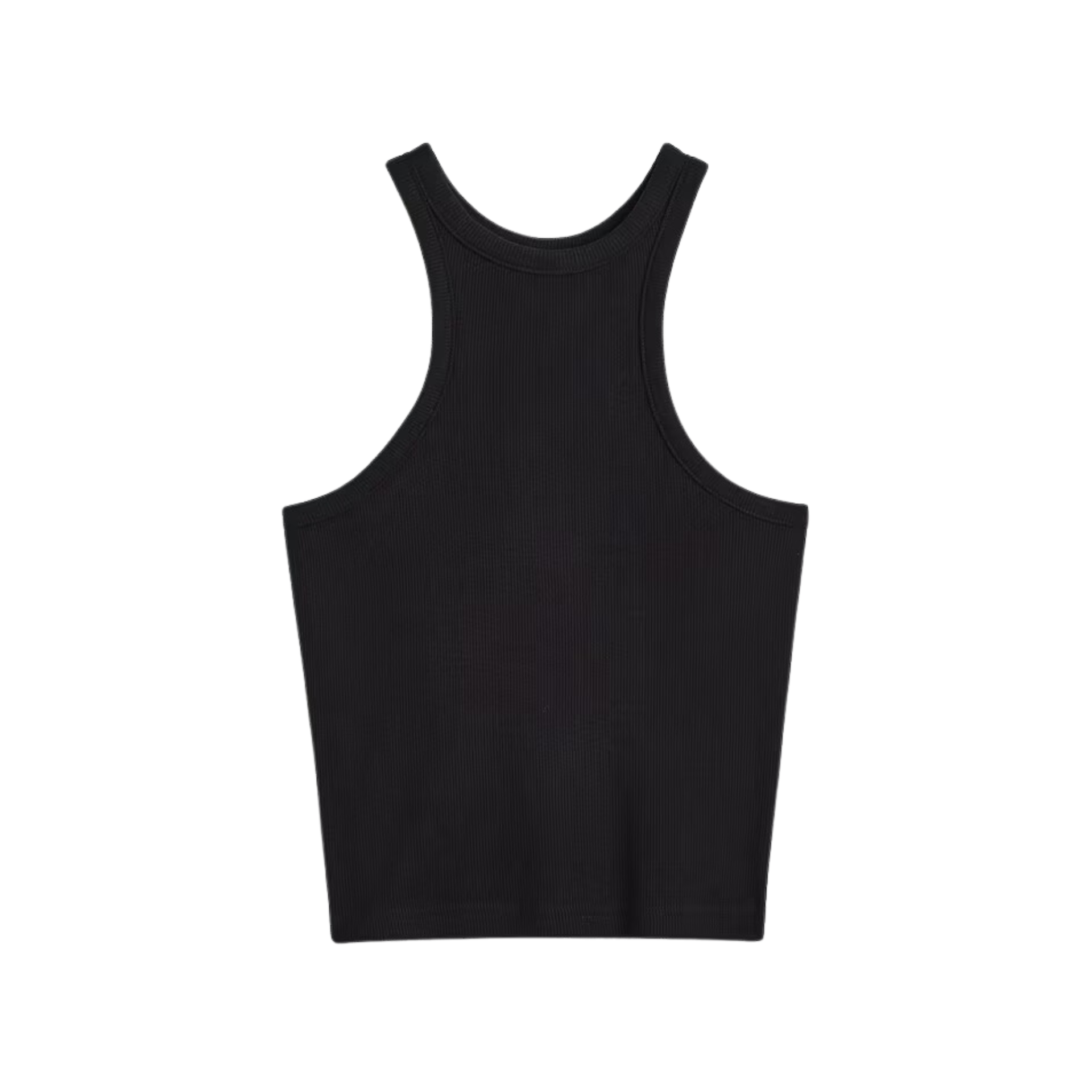 H&M Black Crop Tank Top | Capsule Closet